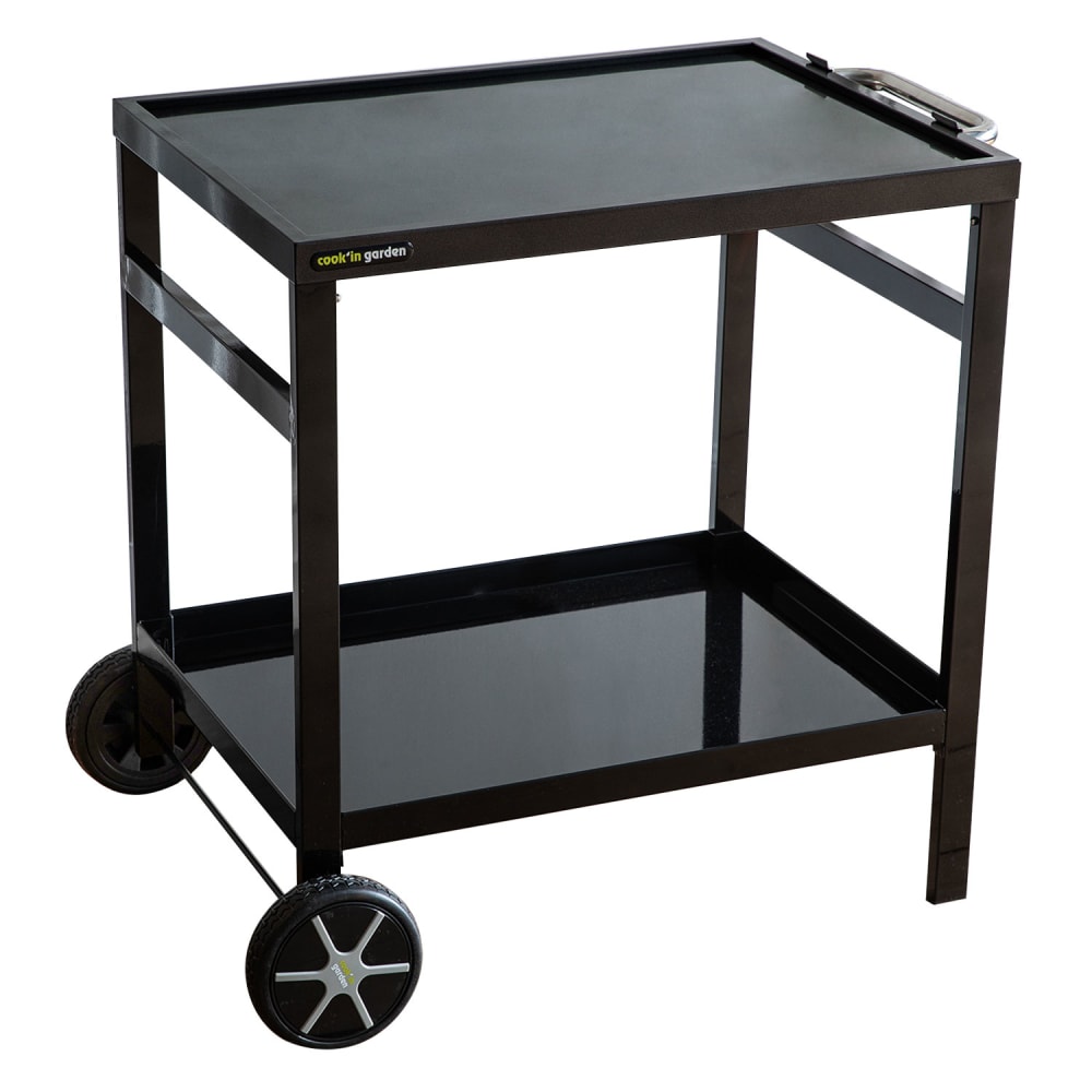 Mesa de pinza para plancha de metal negra