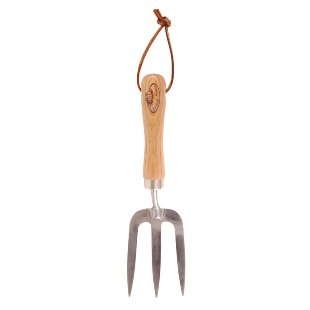 Petite fourche en bois et acier inoxydable