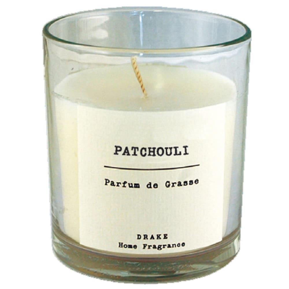 Drake Bougie décorative patchouli 35h Blanc Cire