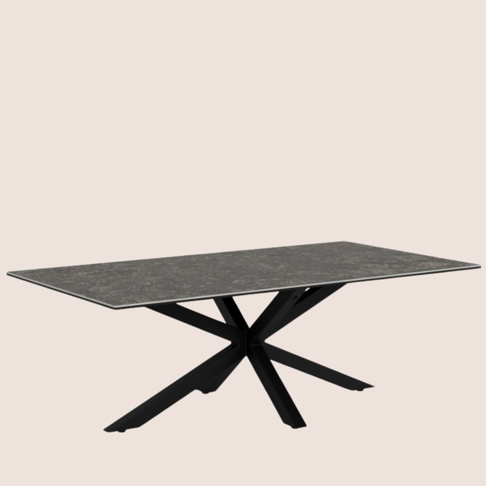 Table basse rectangulaire en céramique et métal l130 - Maisons du Monde