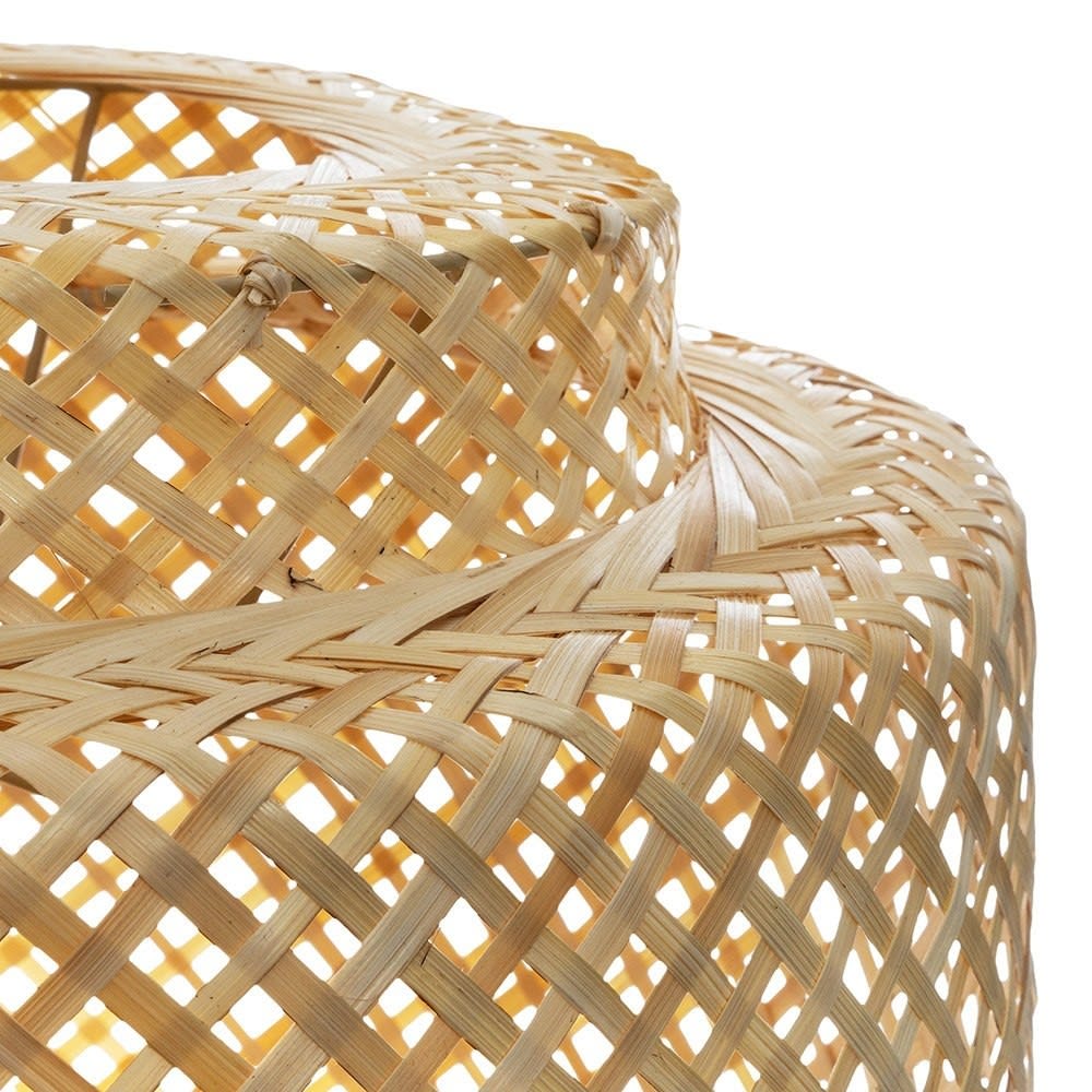 Suspension bambou naturel D40cm — vue 4