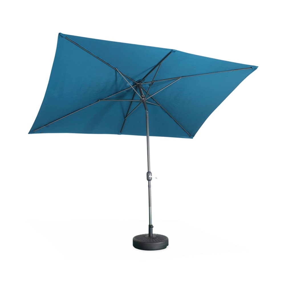 Sweeek Parasol rectangular, 2x3m, azul
