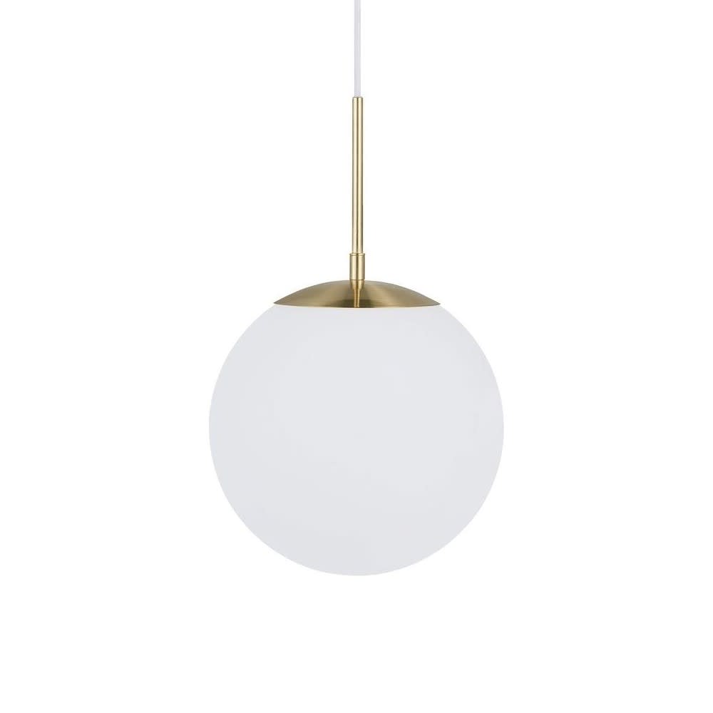 Lámpara de techo elegante y minimalista de latón con esfera ø25cm
