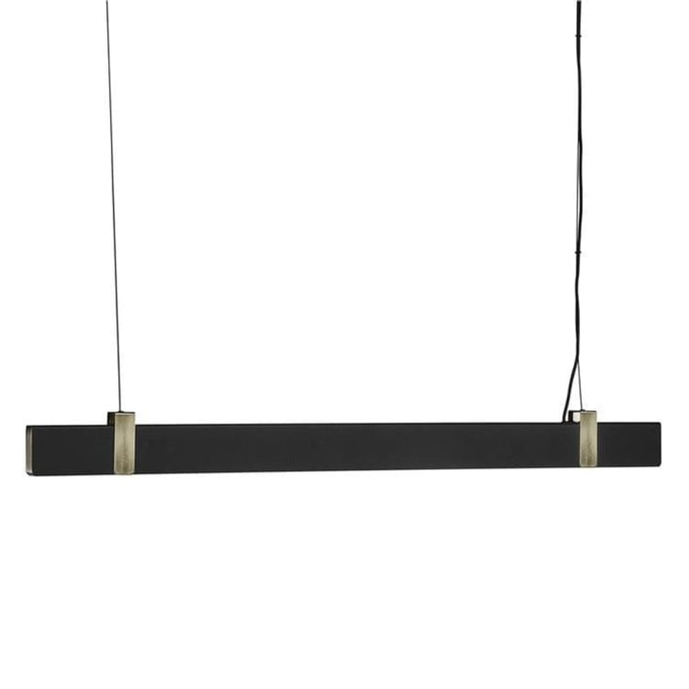 Suspension led barre métal l115cm noir