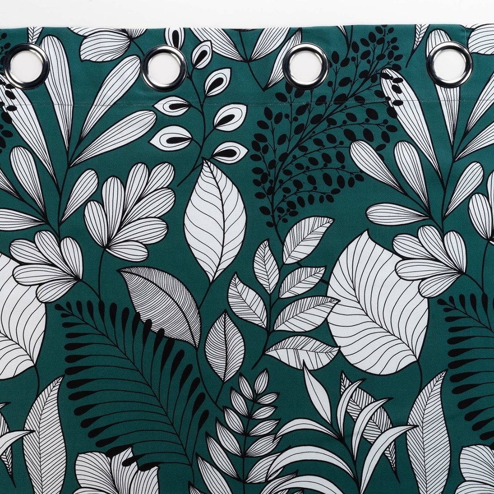 Rideau coton bleu 140x240cm - Maisons du Monde