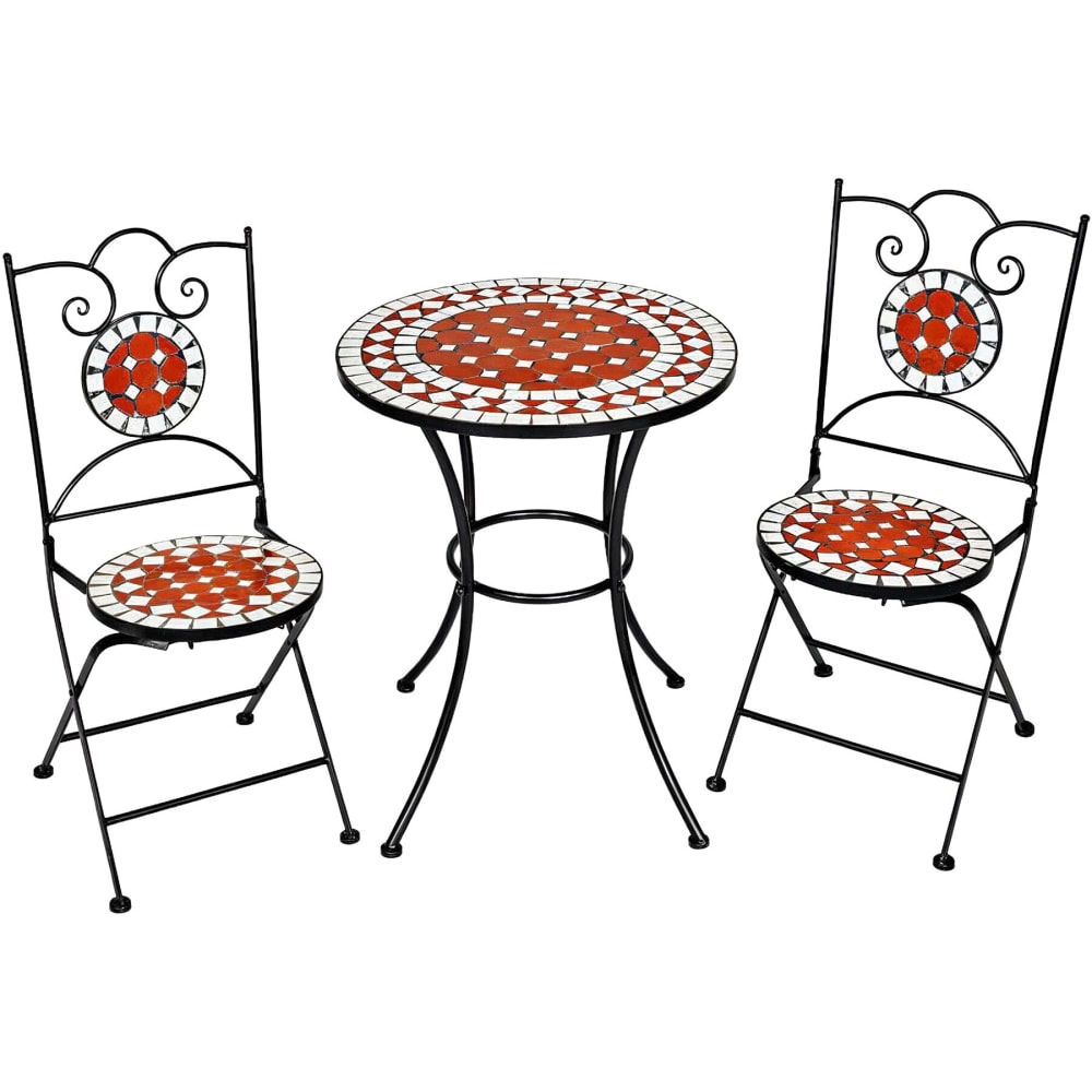 Ensemble table et chaises - mosaique