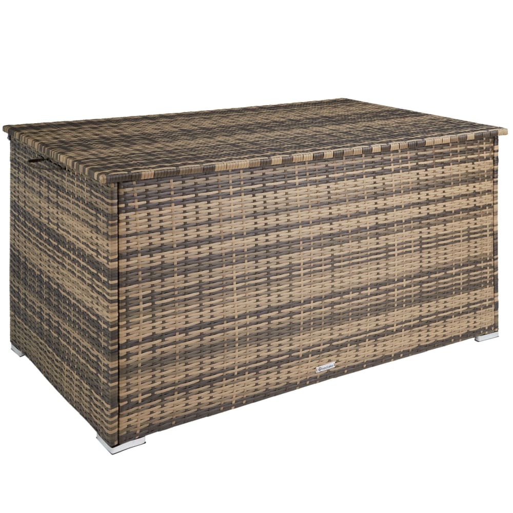 Coffre de jardin en aluminium - marron