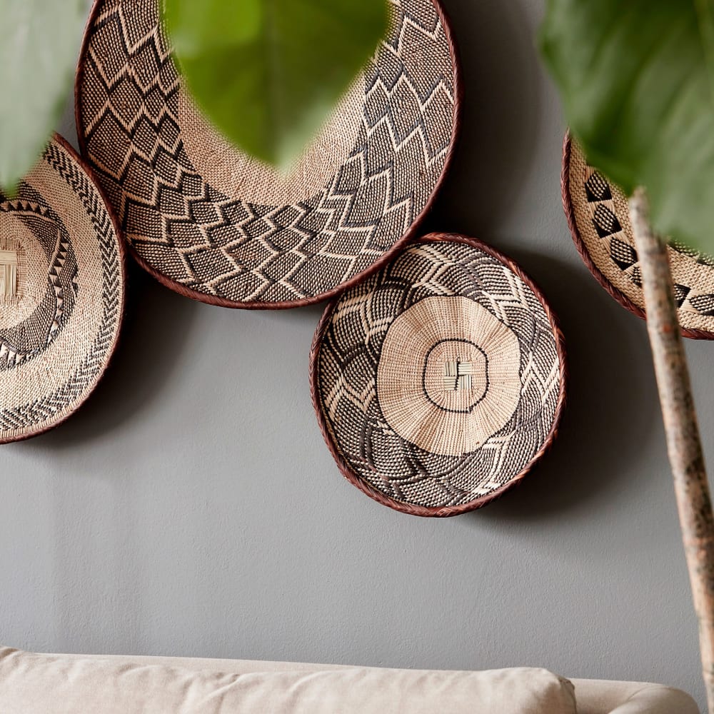Panier en fibre naturelles beige - Maisons du Monde