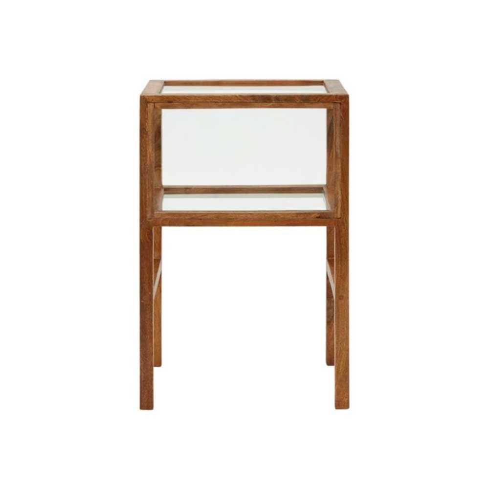 Mesa auxiliar madera natural