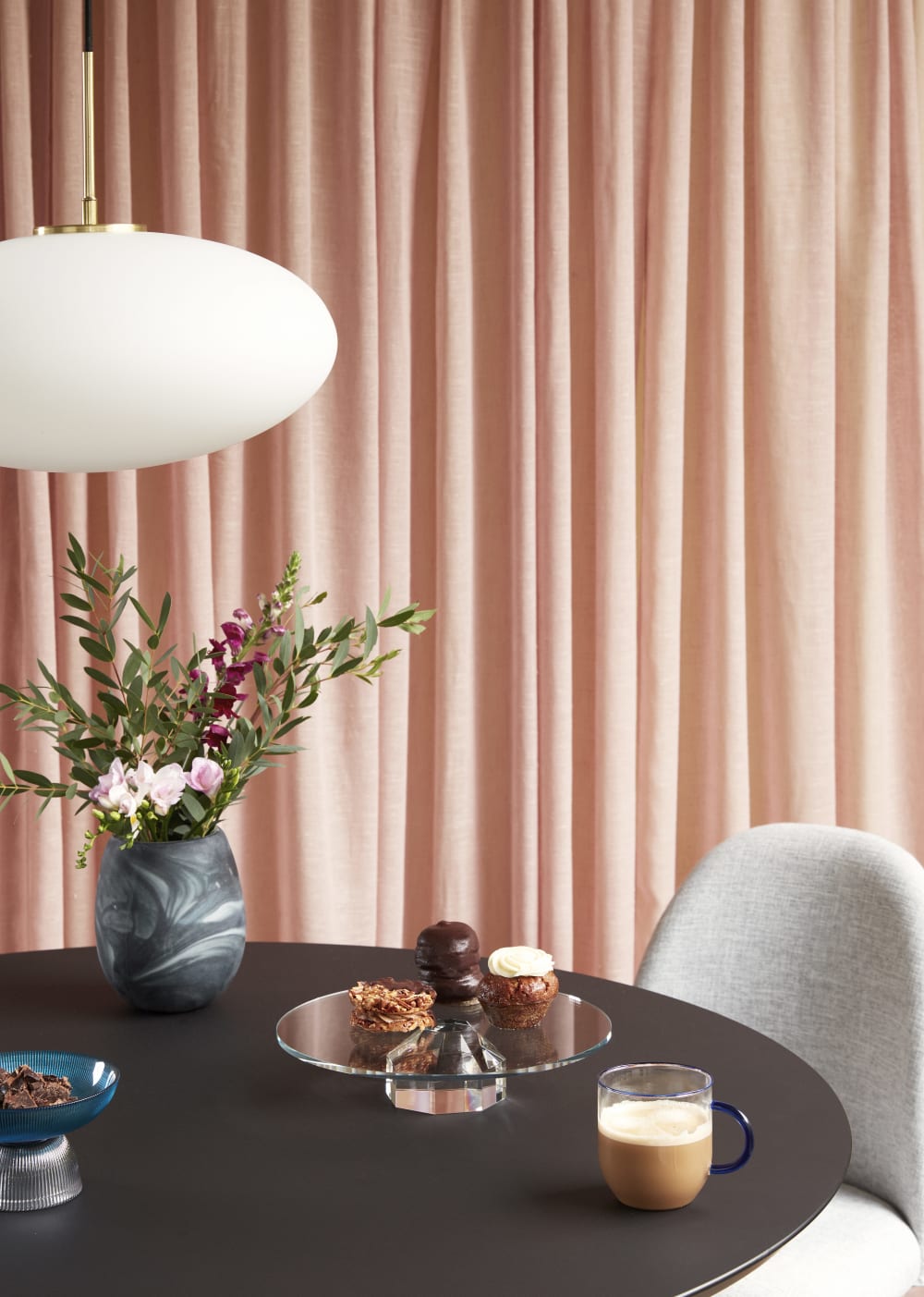 Lámpara colgante ovalada de cristal blanco - Maisons du Monde