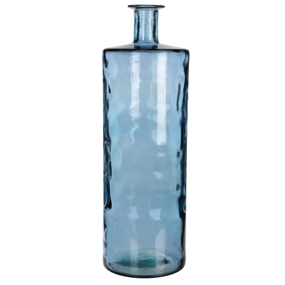 Bottiglia decorativa guan blu h75xb25xl25cm - Mica Decorations