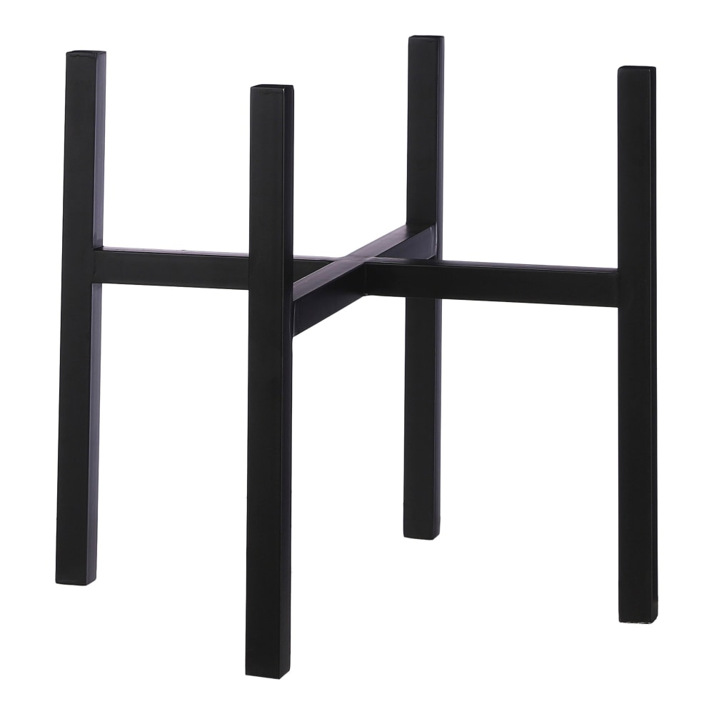 Support pour plantes noir fer h40xl45.5xl45.5cm — Beyit