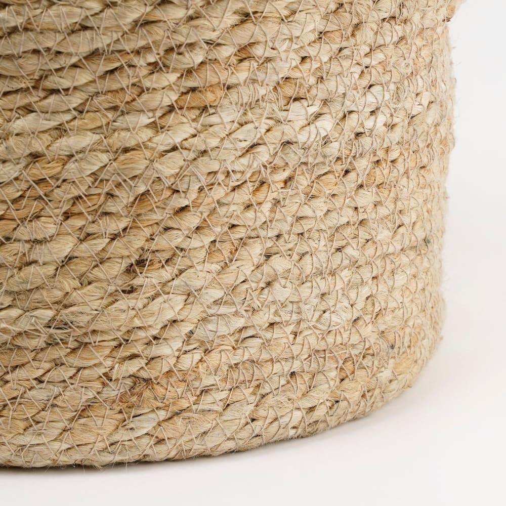 Bac à plantes crème jute h26xl30xl30cm — vue 4