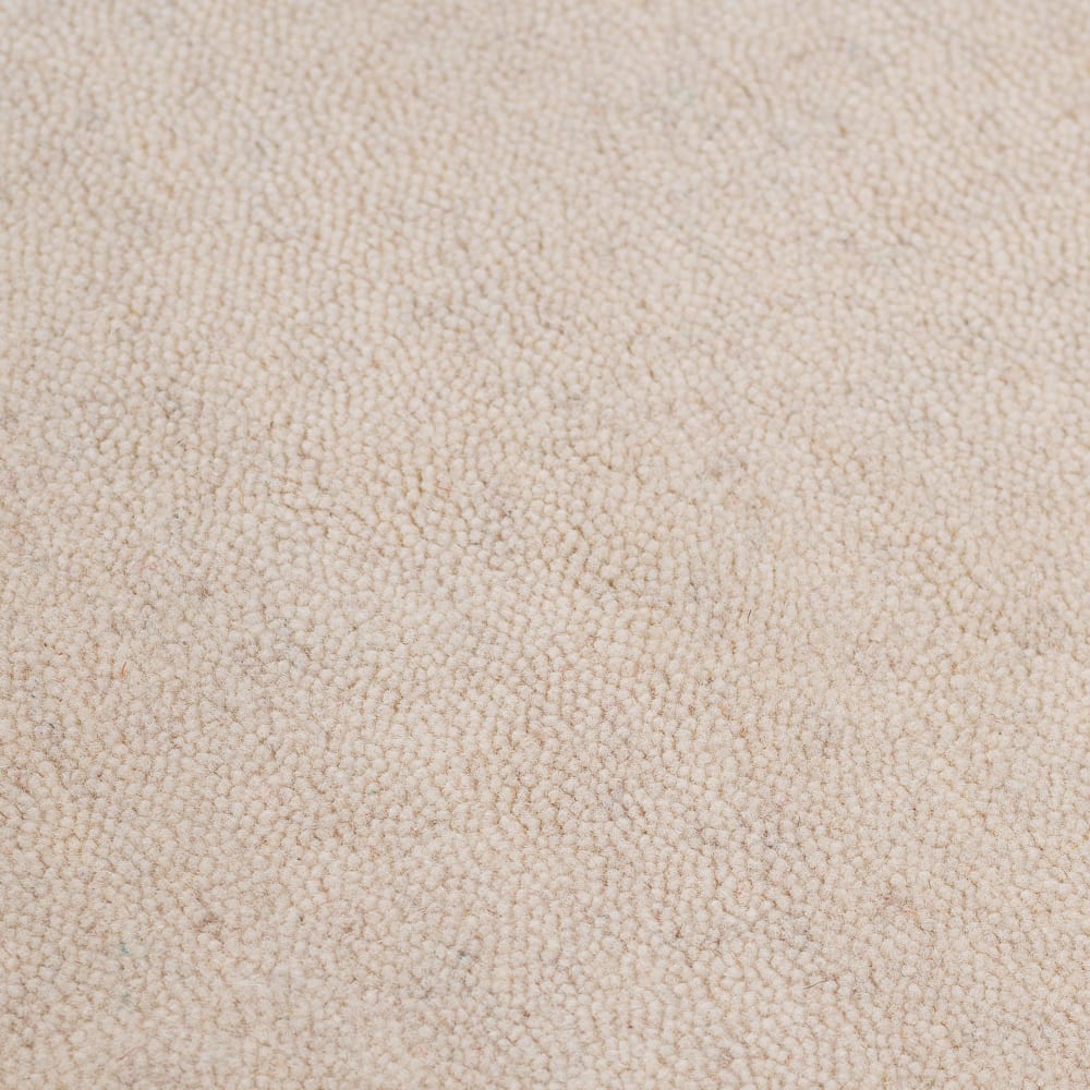 Tapis salon - tissé main - 100% laine naturelle - crème 070x140 cm — vue 4