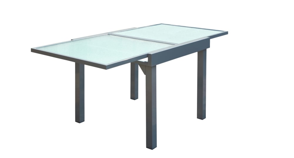Table de jardin extensible 8 places en aluminium