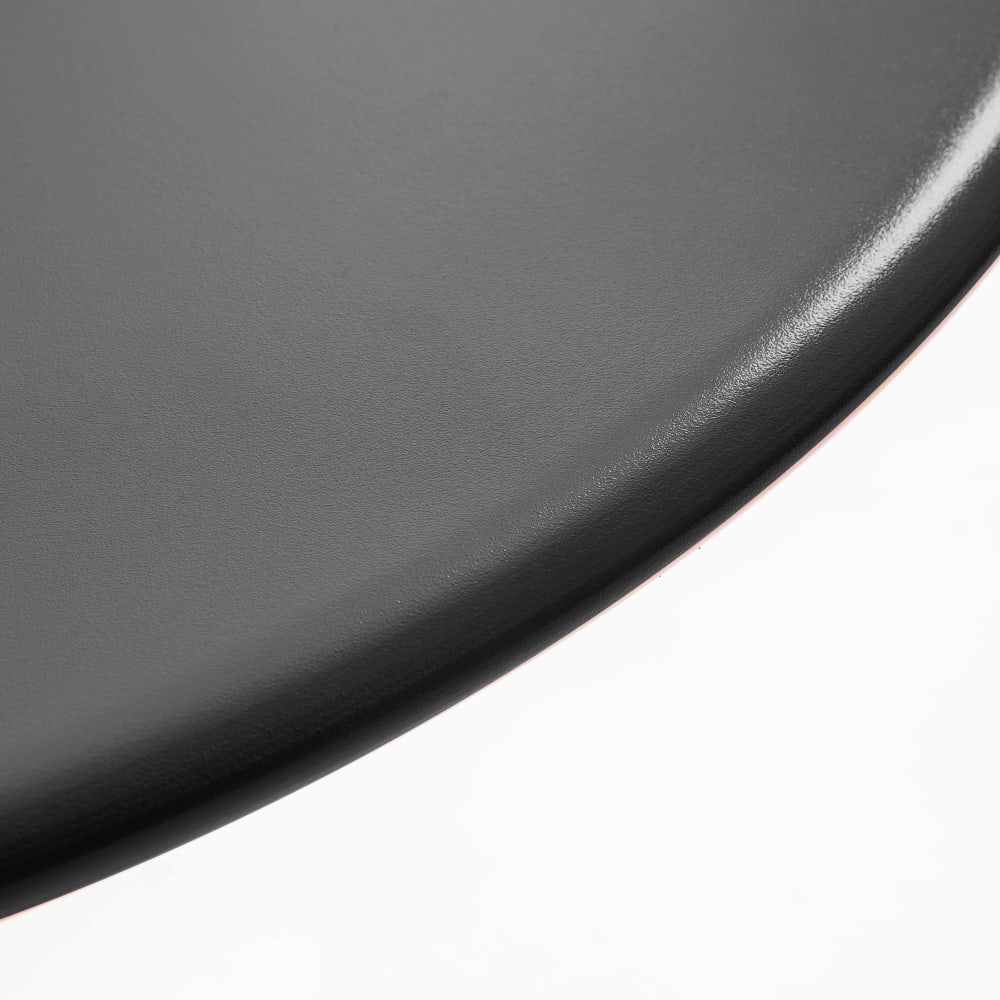 Table de jardin ronde en acier anthracite 120 x 72 cm - Maisons du Monde