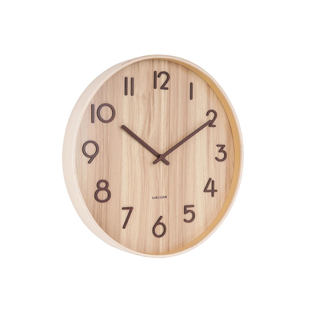 horloge murale tilleul