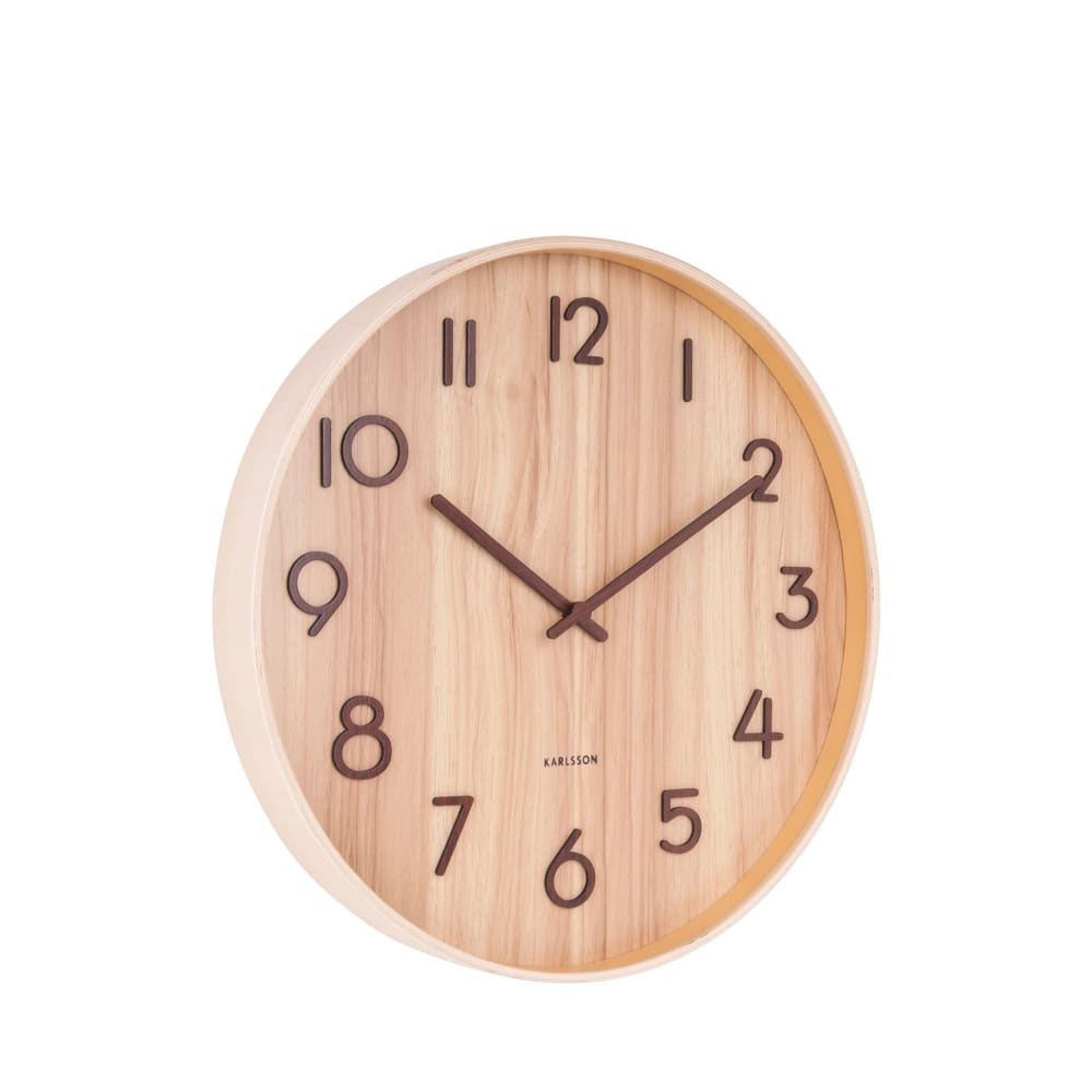 Horloge murale tilleul brun ø60cm - Maisons du Monde