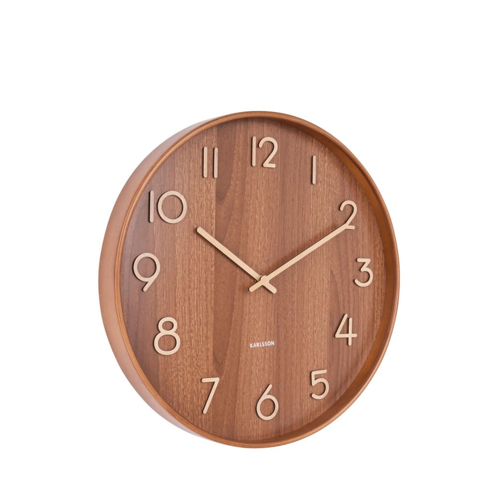 Horloge murale tilleul brun ø60cm - Maisons du Monde