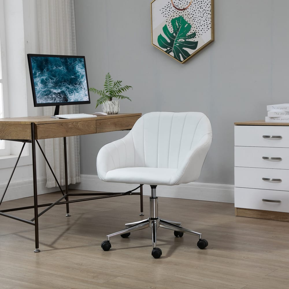 Silla de oficina 60x59x89 cm blanco - Maisons du Monde