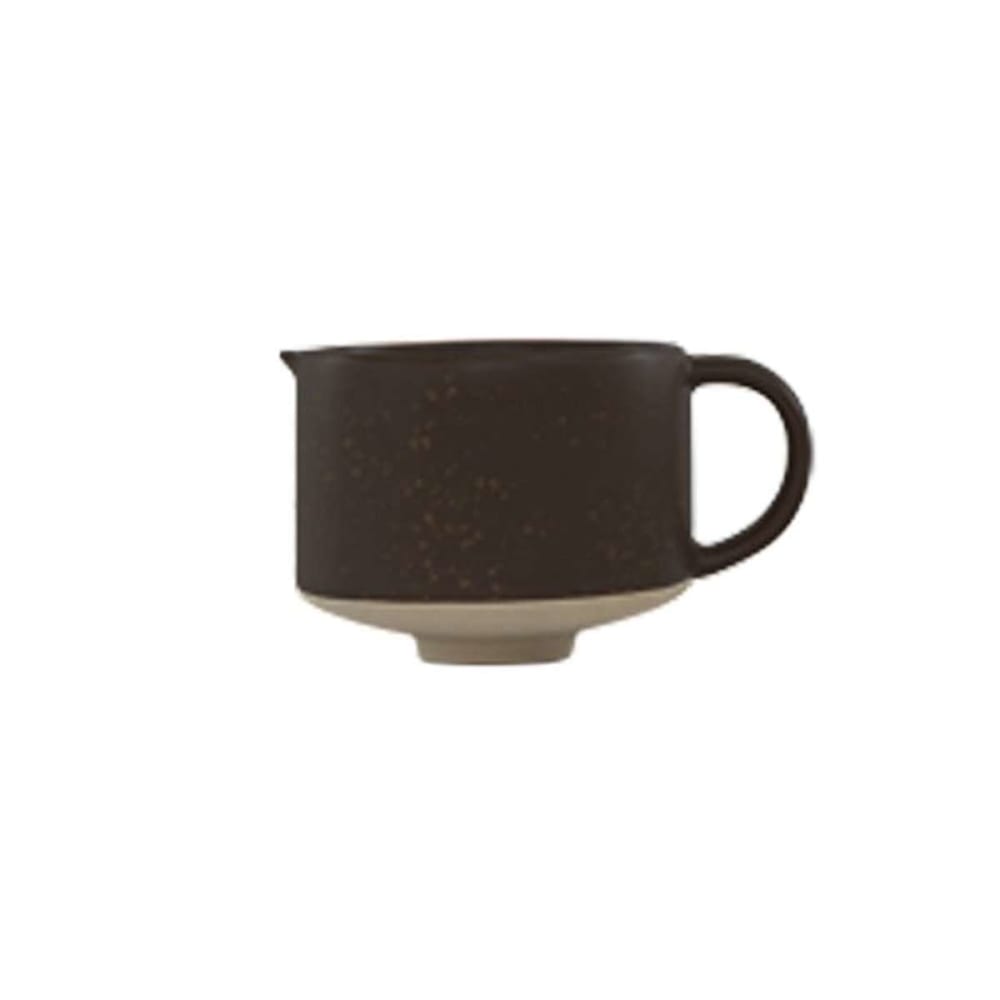 Pot à lait marron en grès H7,3x12x9cm Pot à lait marron en grès H7,3x12x9cm
