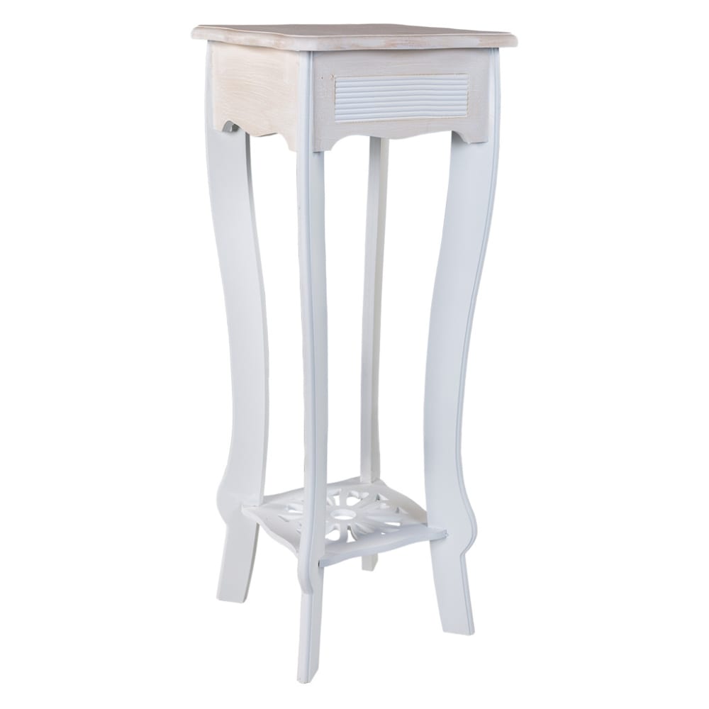 Soporte maceta de madera