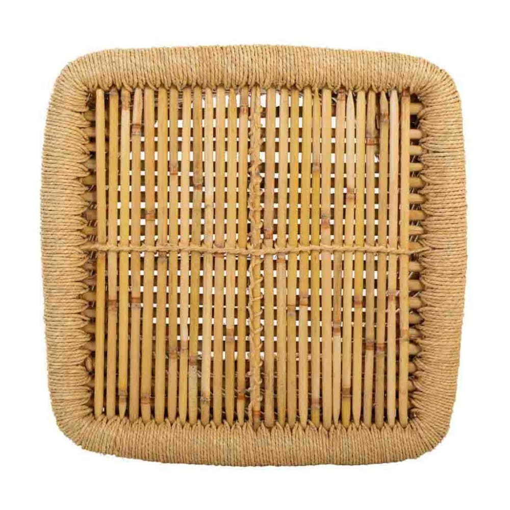 Mesa auxiliar de bambú marrón 43x43x47 - Maisons du Monde
