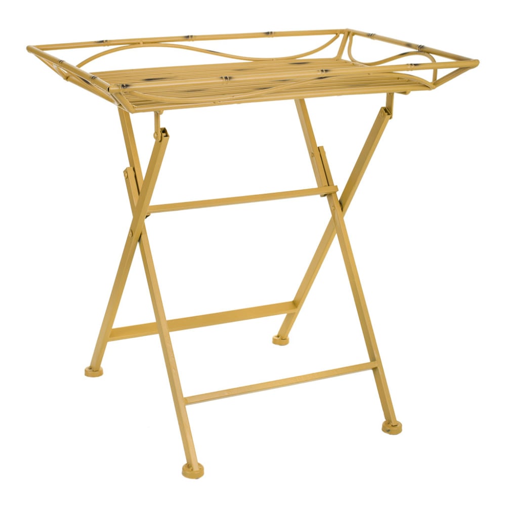 Mesa auxiliar de metal