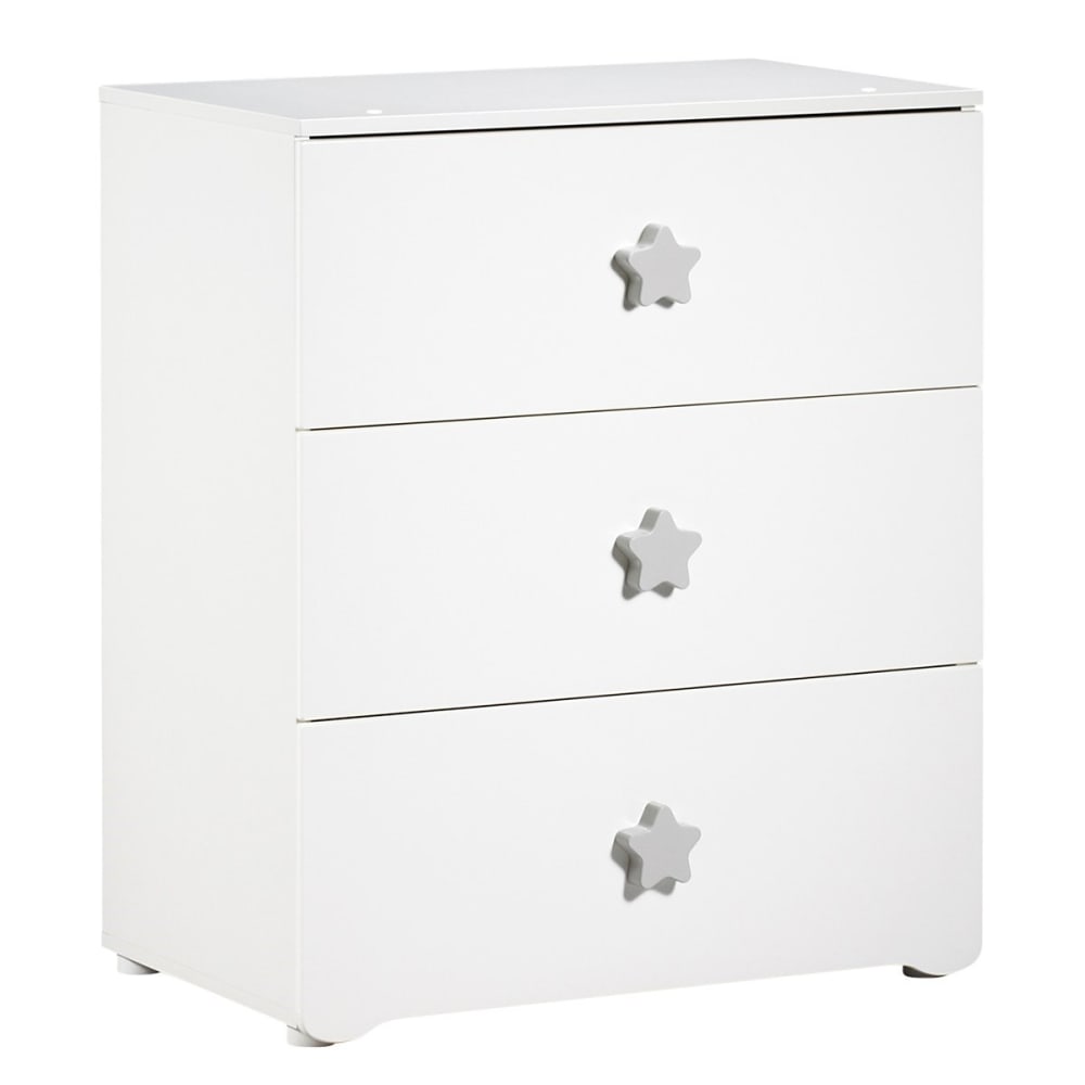 Commode à langer New Basic Boutons étoile gris - Maisons du Monde