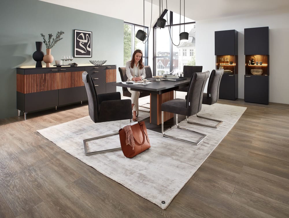 Handgewebter Teppich aus Viskose - Beige - 160x230 cm - Maisons