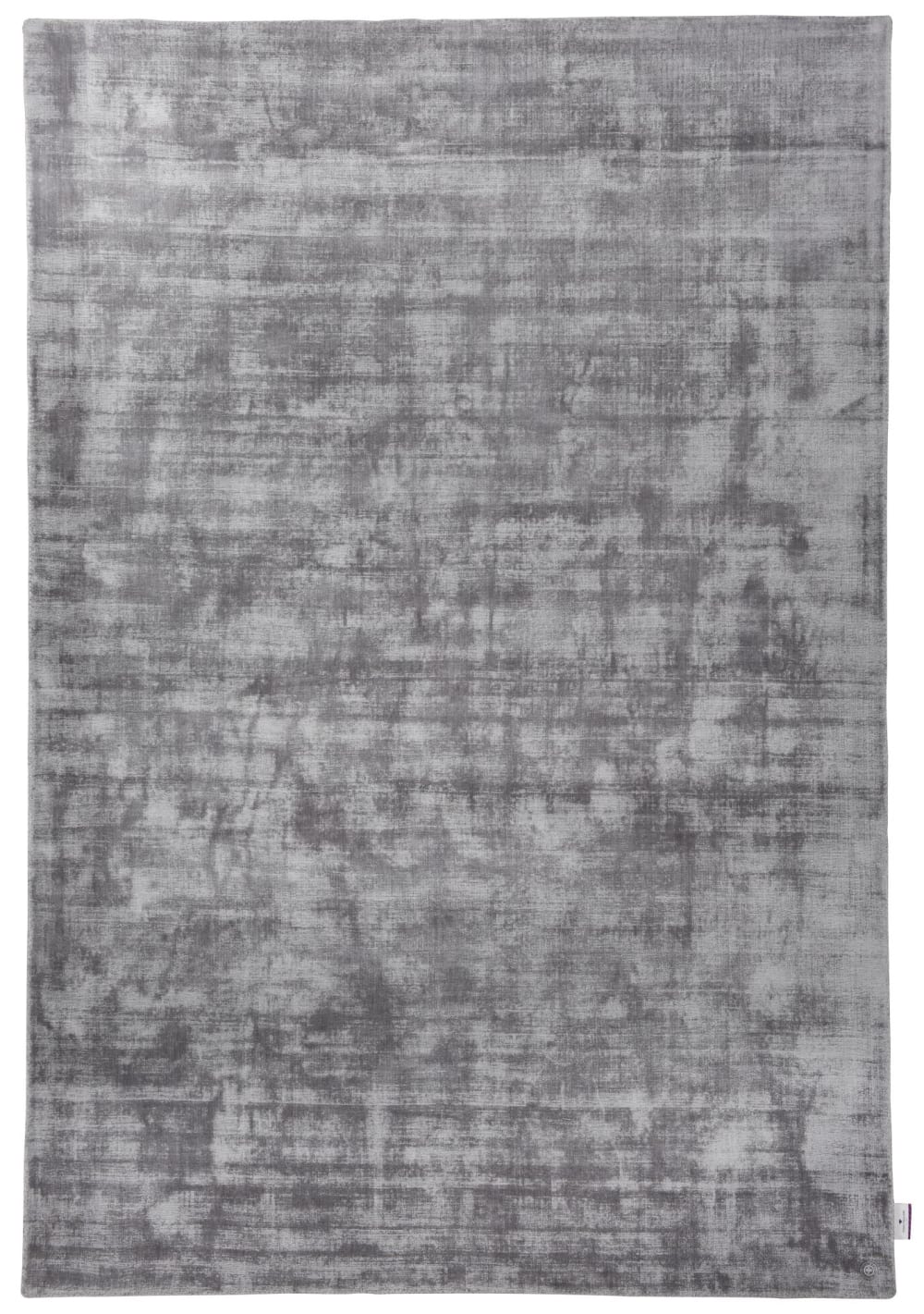 Tom Tailor Handgewebter Teppich aus Viskose - Grau - 85x155 cm style modern Grau Viskose