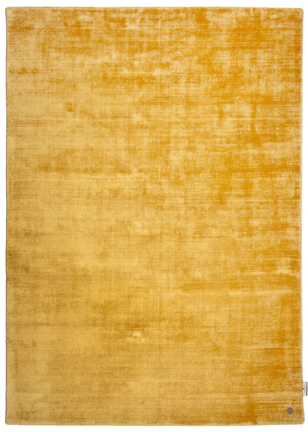 Tapis élégant avec un doux brillant en viscose Or 85x155