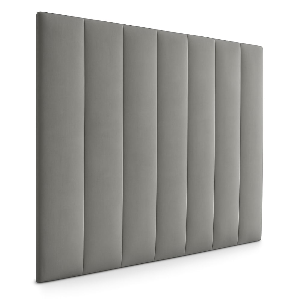 Tête de lit tapissée anthracite nordique – lit 90 – 100x125 cm