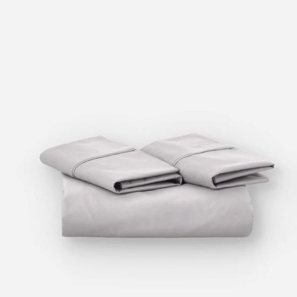 Housse de couette gris 180x190/200 - coton bio premium — vue 3