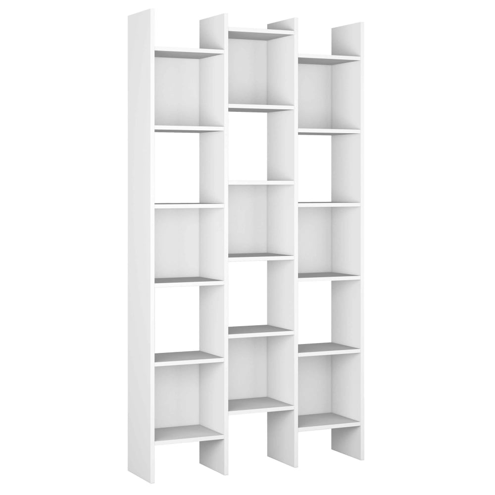 HOMN Estantería librería color blanco para
