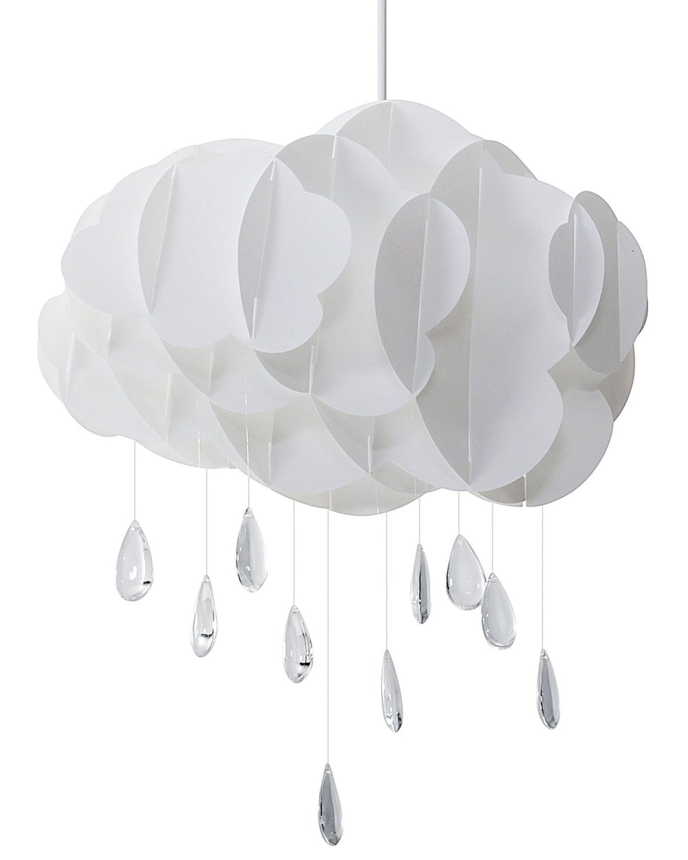 Beliani Kinderleuchten aus Kunststoff 182cm, weiß style modern - Pvc - Polyvinlychlorid