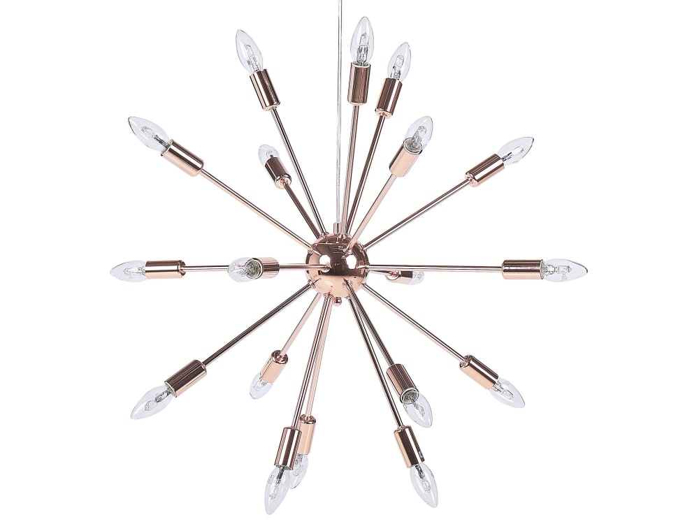 Suspension d’intérieur métal cuivré