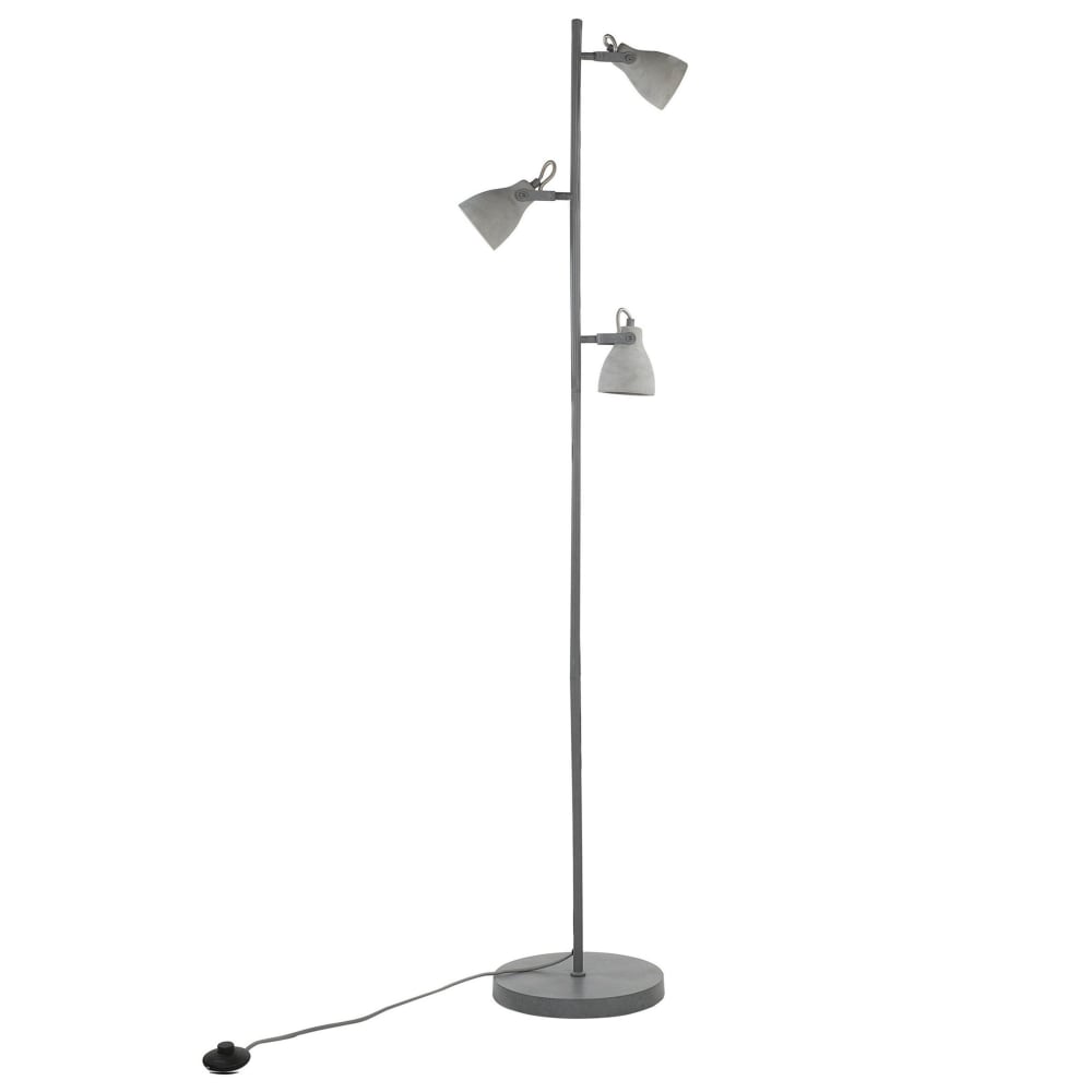 Lampadaire réglable béton gris — vue 4