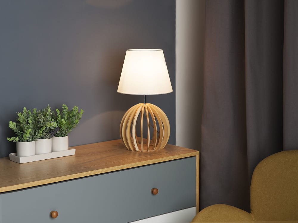 Lampe à poser marronblanc — vue 3
