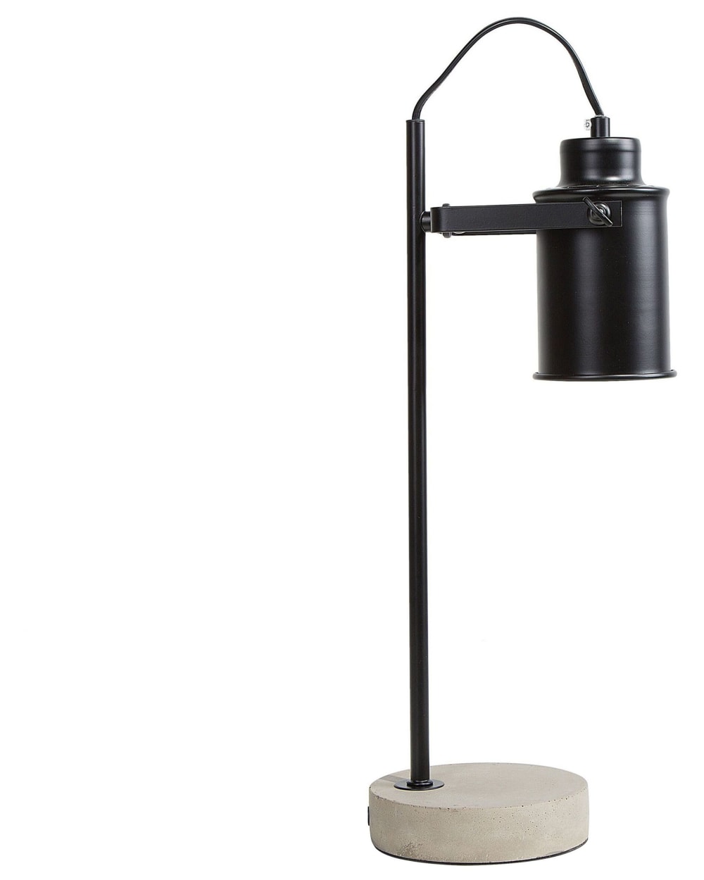 Lampe de bureau réglable métal noir