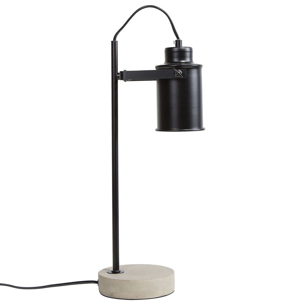Lampe de bureau réglable métal noir — vue 4