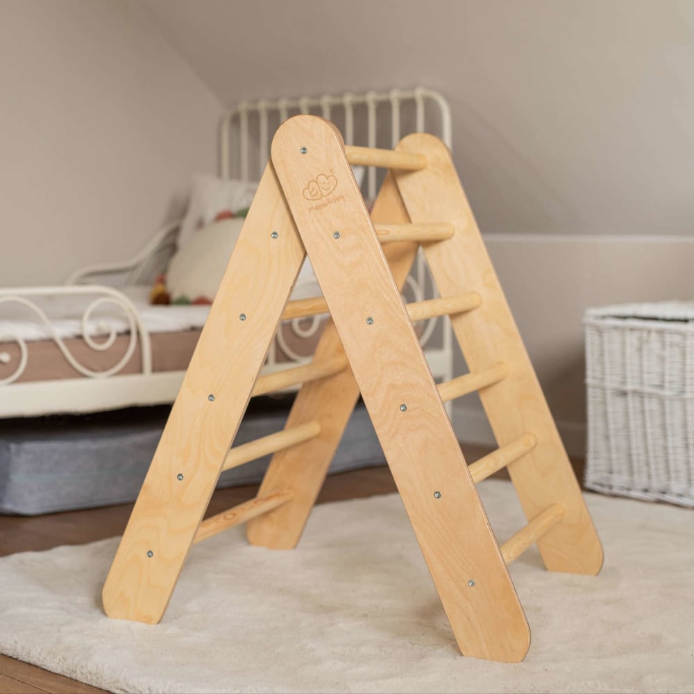 Scala Montessori in legno naturale - MeowBaby