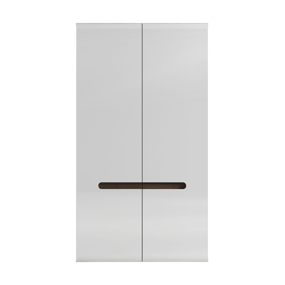 Armoire 2 portes stratifiés blanc