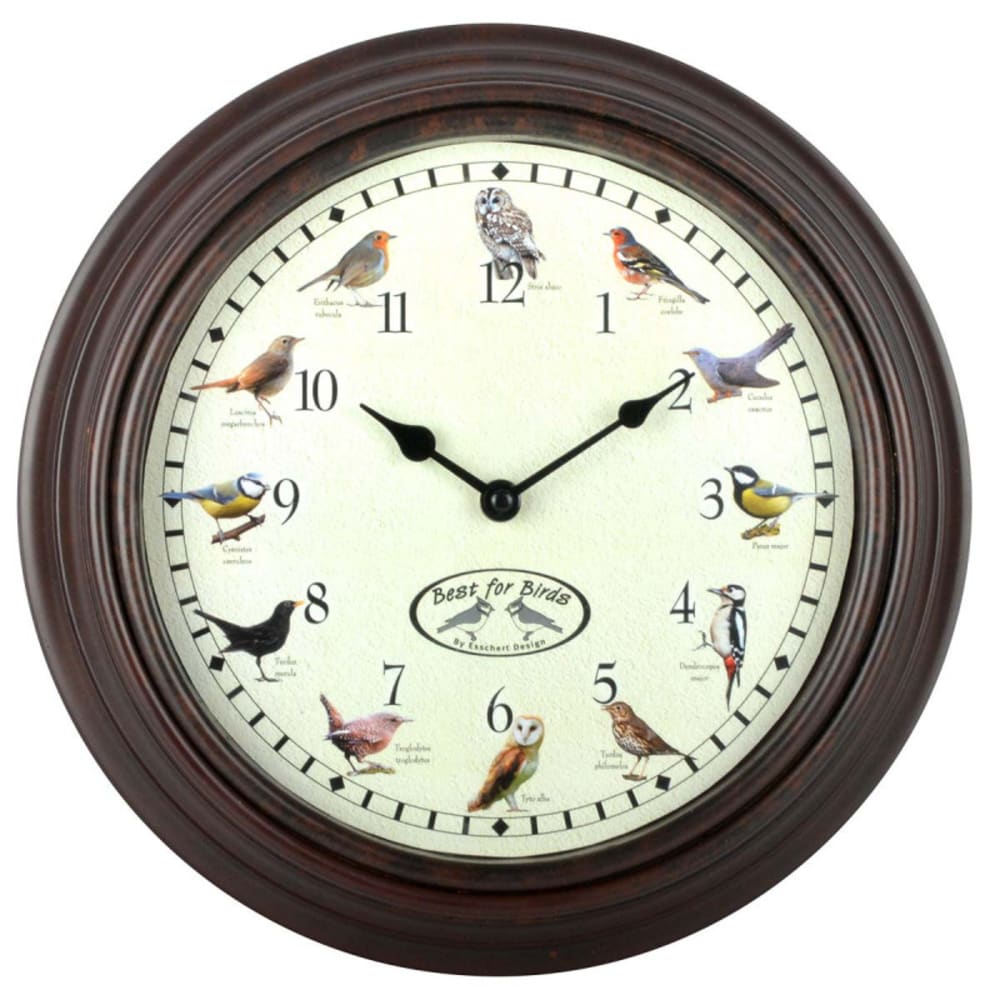 Horloge murale Chants des oiseaux