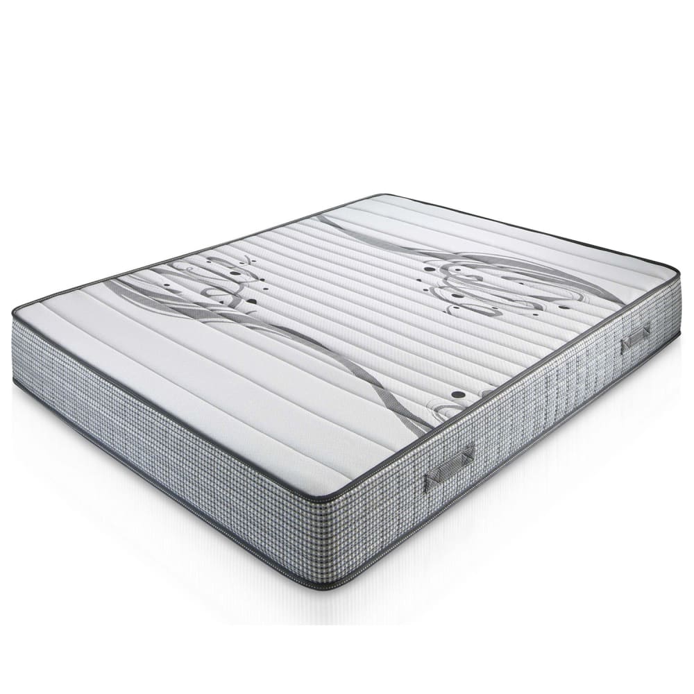 HOMN Viskoelastische Matratze 140x190, 22 Cm style modern Weiß Schwamm