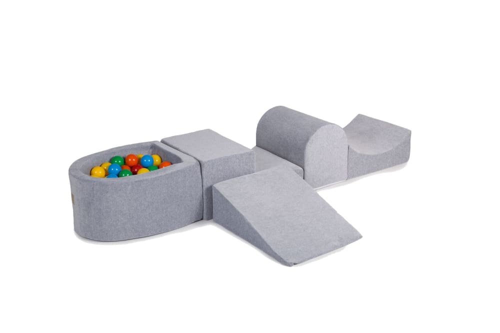 Blocchi Schiuma per Bambini con Piscina di Palline - Multicolore - Öko-Tex Zertifikat - PVC - Cloruro di polivinile