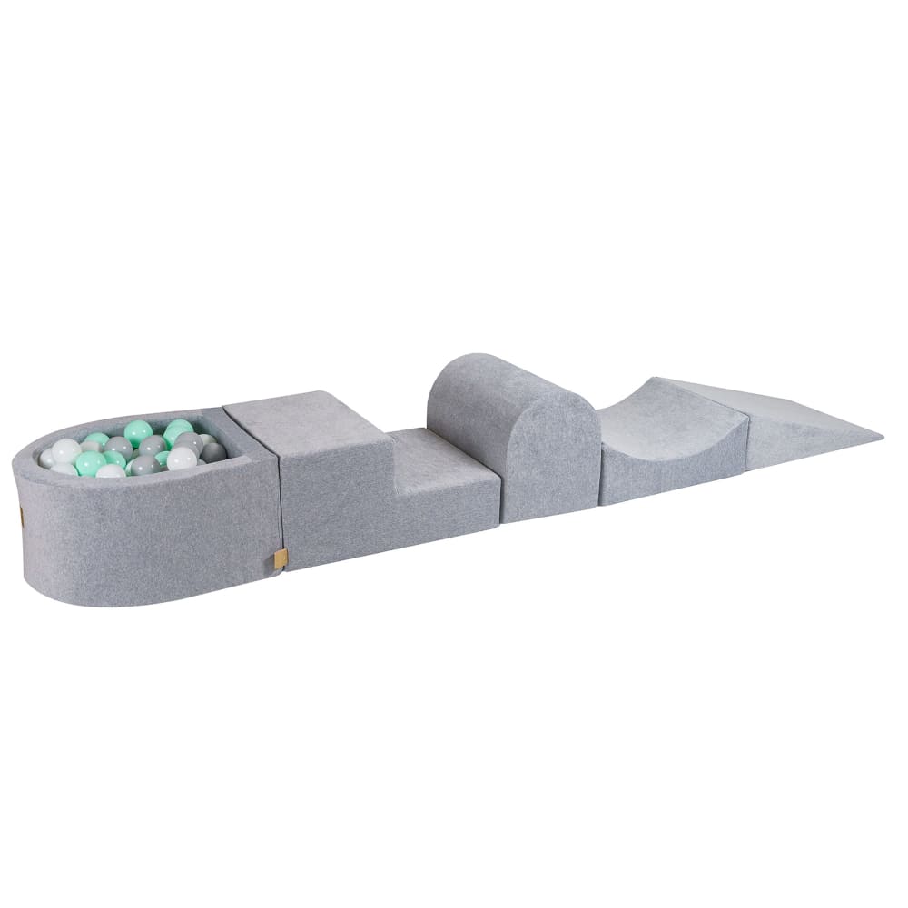 MeowBaby Schaumstoff Bausteine Kinder mit Bällebad - Softbausteine Baby MEHRFARBIG PVC - POLYVINLYCHLORID Kinder