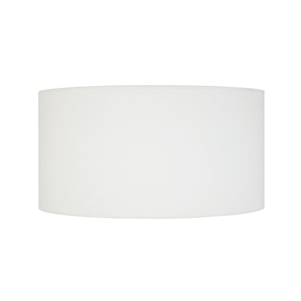 Paralume tissuto bianco - Modello Contemporaneo - Bianco - Tessuto