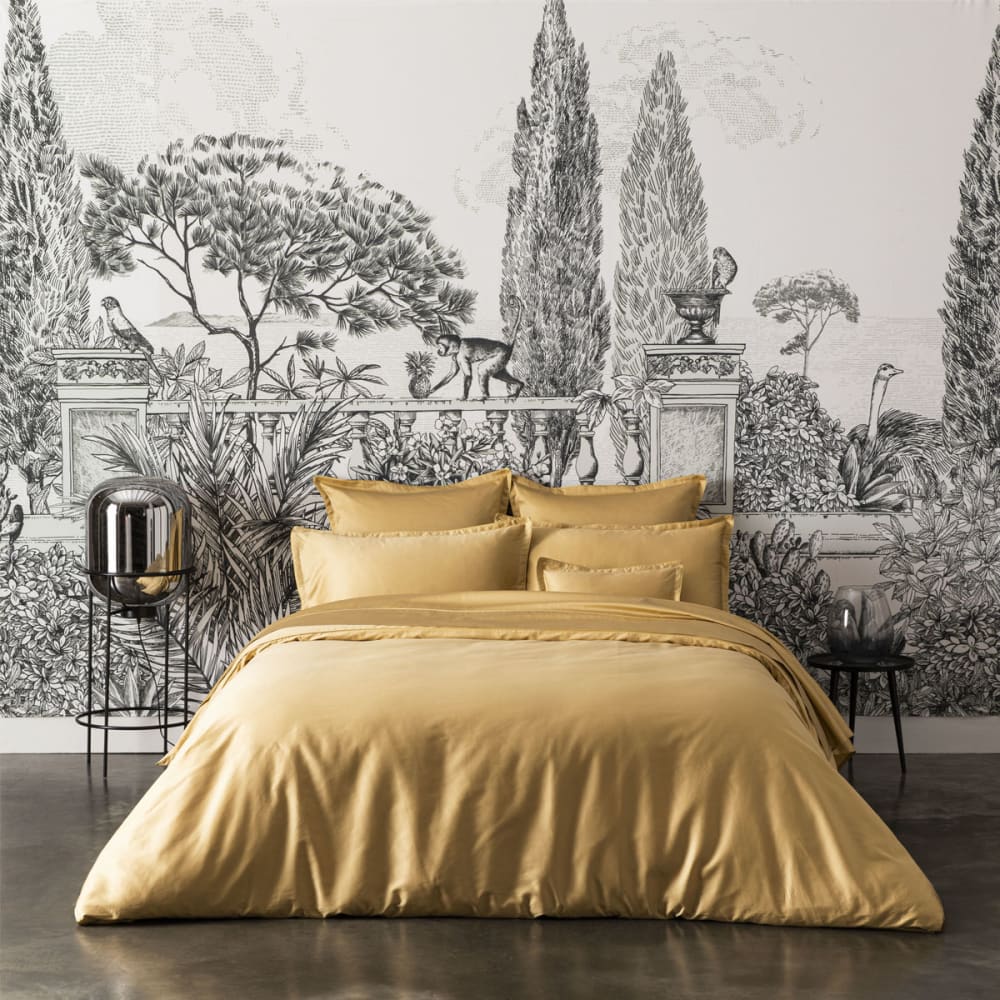 ALEXANDRE TURPAULT Housse de couette en satin de coton or 260x240