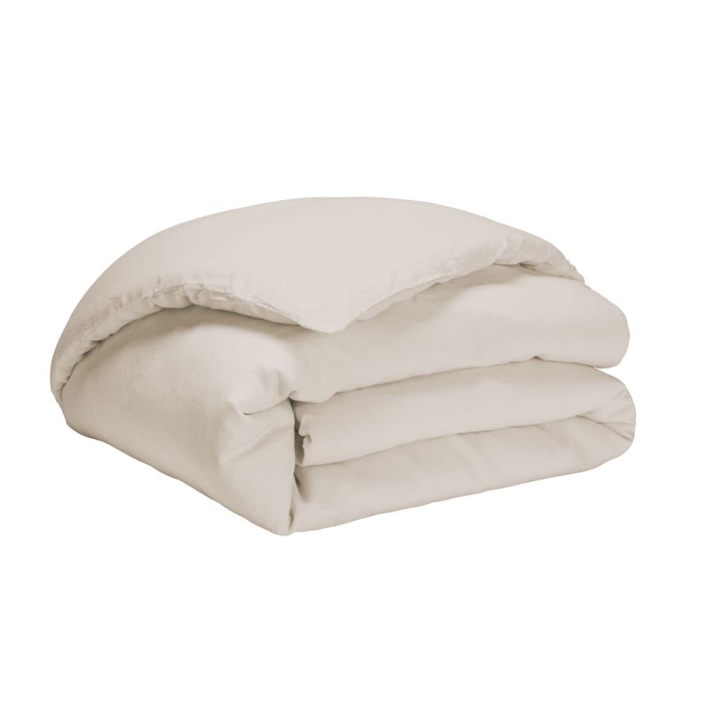 Housse de couette en lin beige 260x240 — vue 4